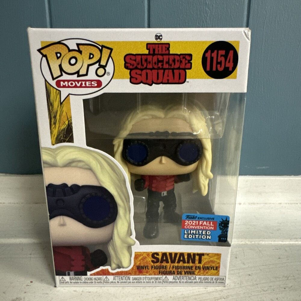 Funko Pop The Suicide Squad Savant 1154 2021 Fall Convention LIMITED EDITION